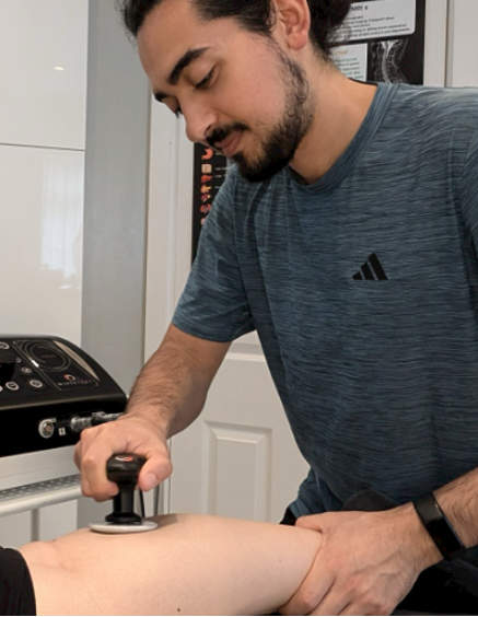 Post operative knee rehabilitation Woodford