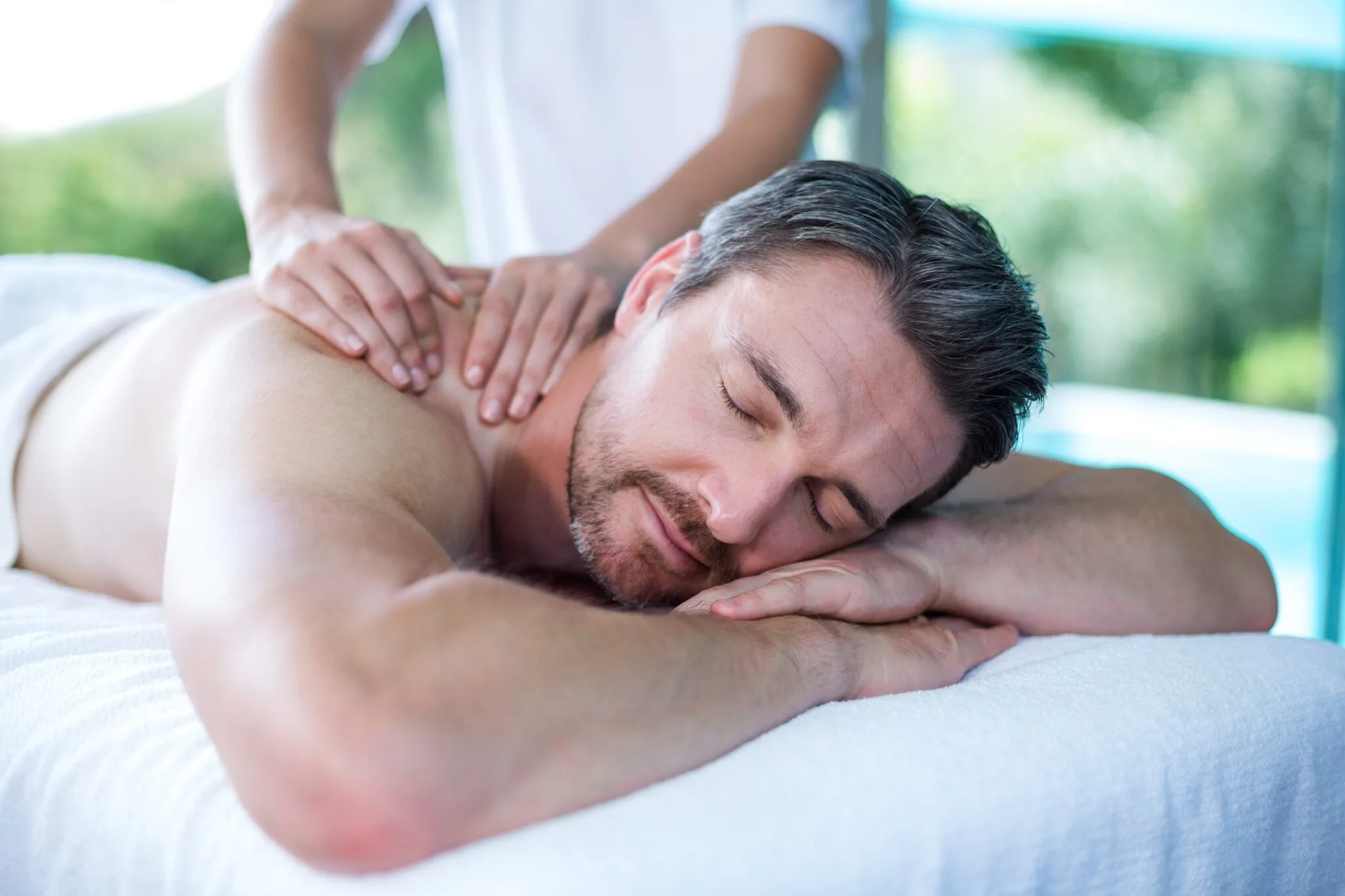 Deep tissue massage therapy